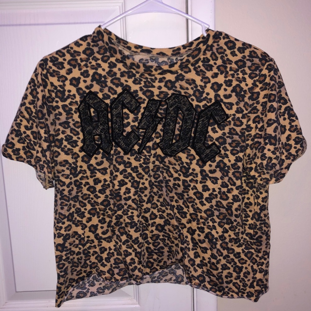 Cheetah Print AC/DC Shirt